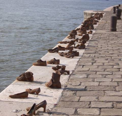 Hungarian Jewish WWII Memorial in Budapest